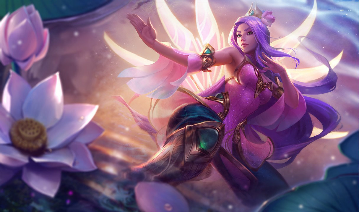 Order of the Lotus Irelia splash art