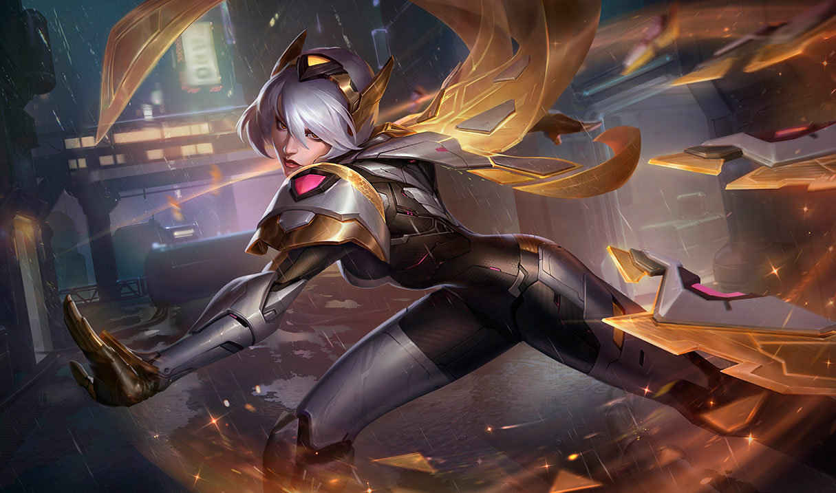 Prestige PROJECT: Irelia (2022) splash art