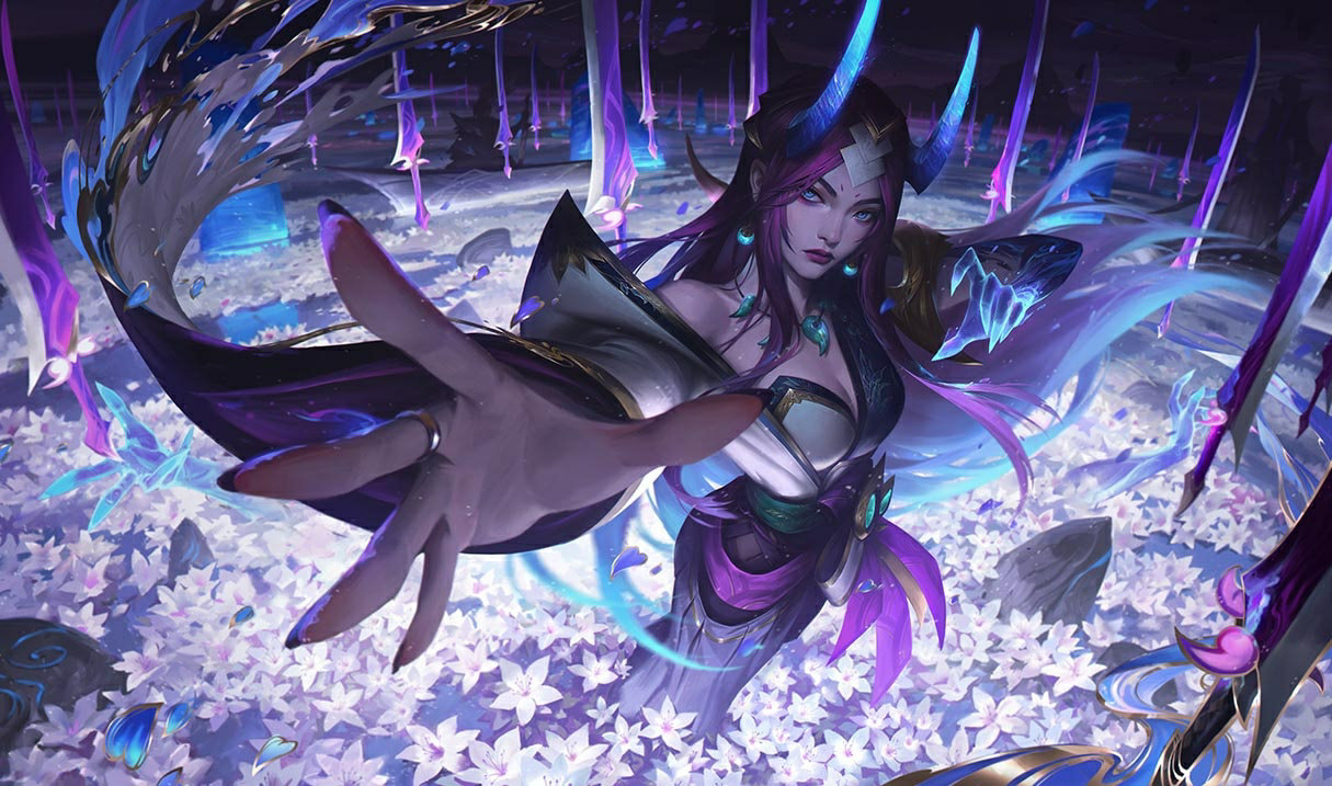 Spirit Blossom Irelia splash art