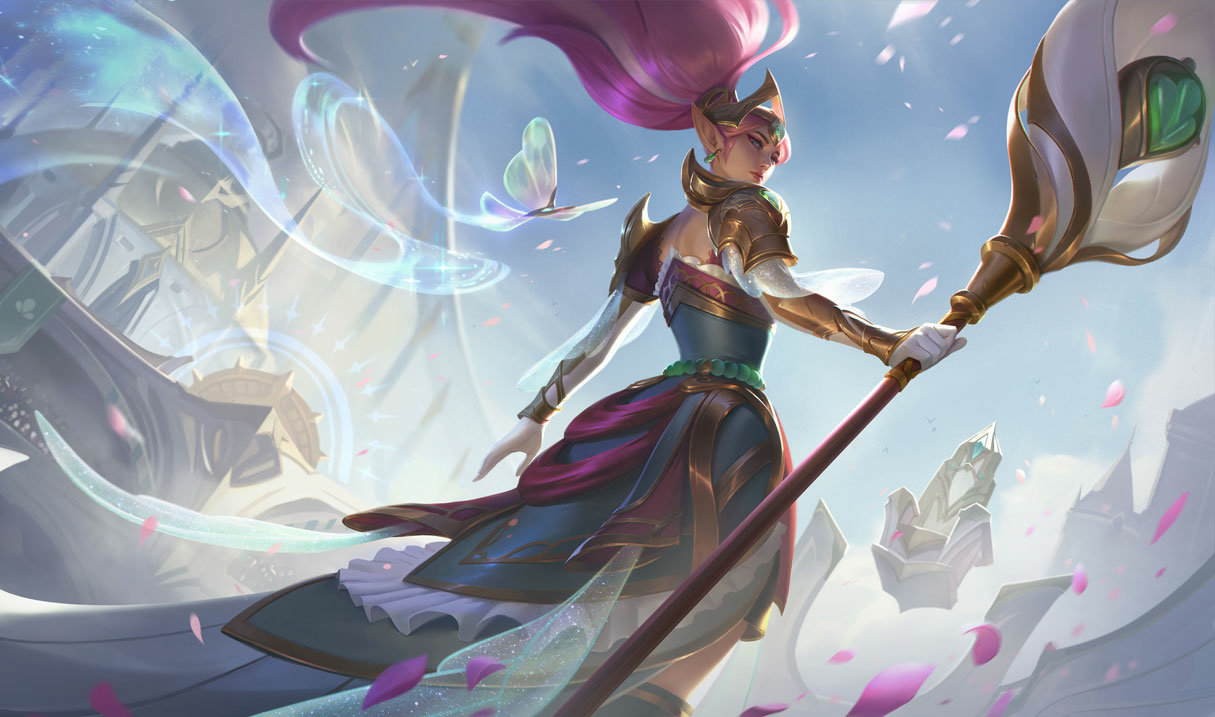 Battle Queen Janna splash art