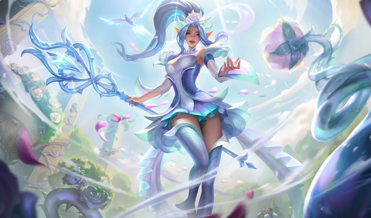 Crystal Rose Janna splash art