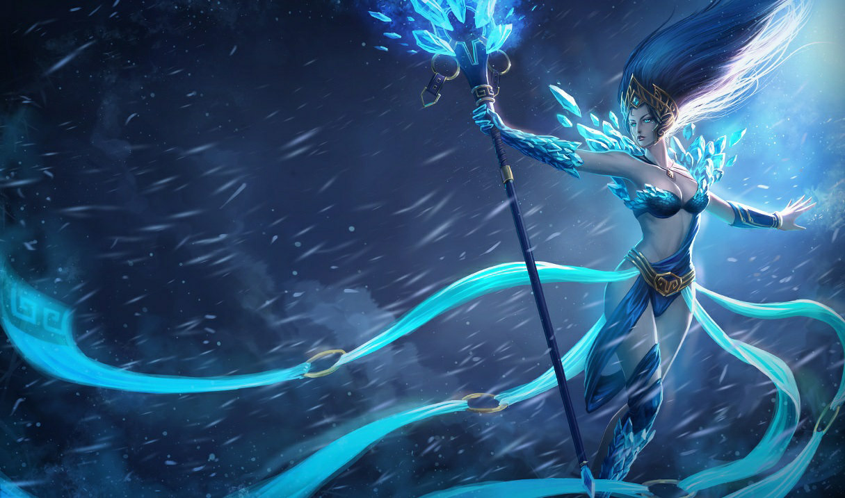 Frost Queen Janna splash art
