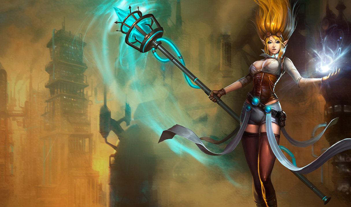 Hextech Janna splash art