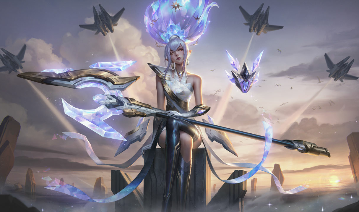 Prestige Cyber Halo Janna splash art