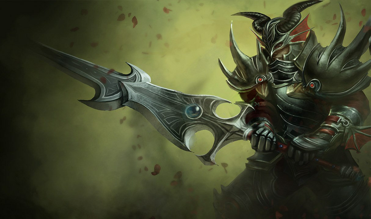 Darkforge Jarvan IV splash art