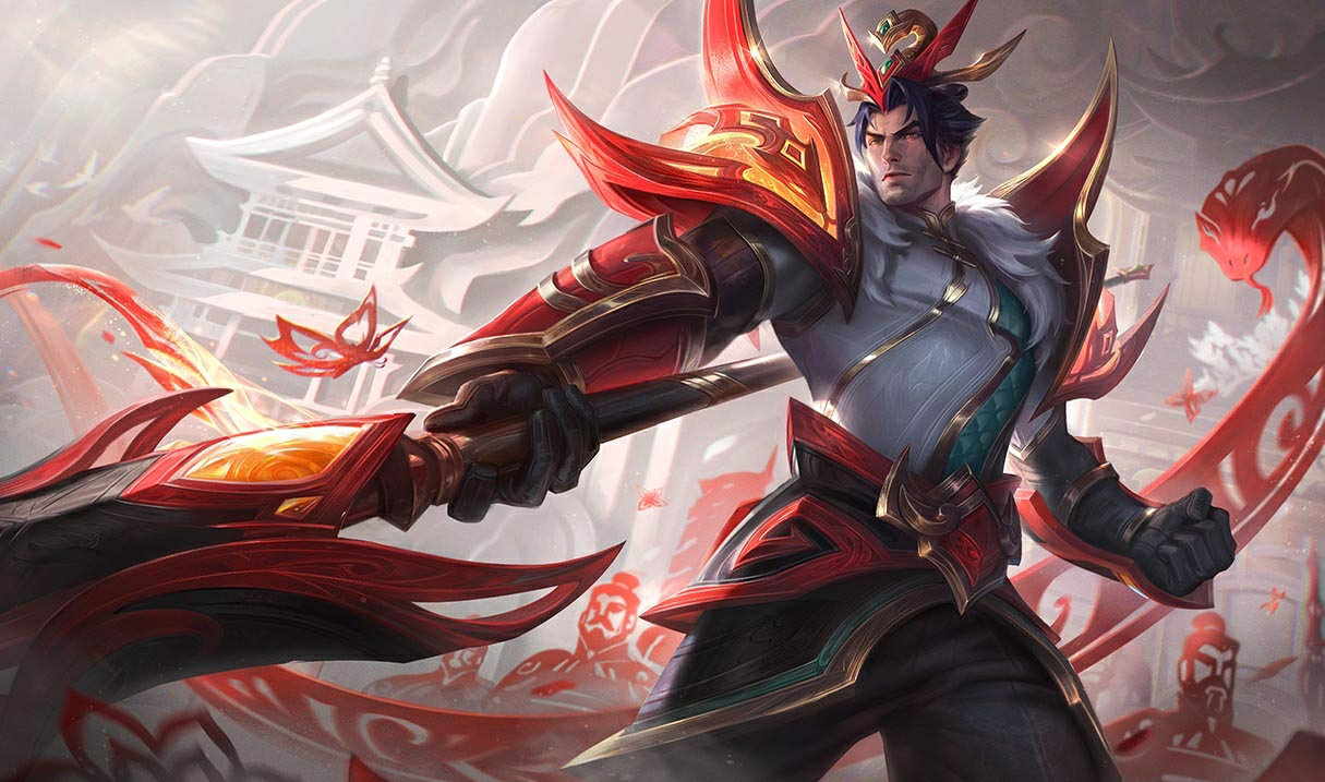 Mythmaker Jarvan IV splash art