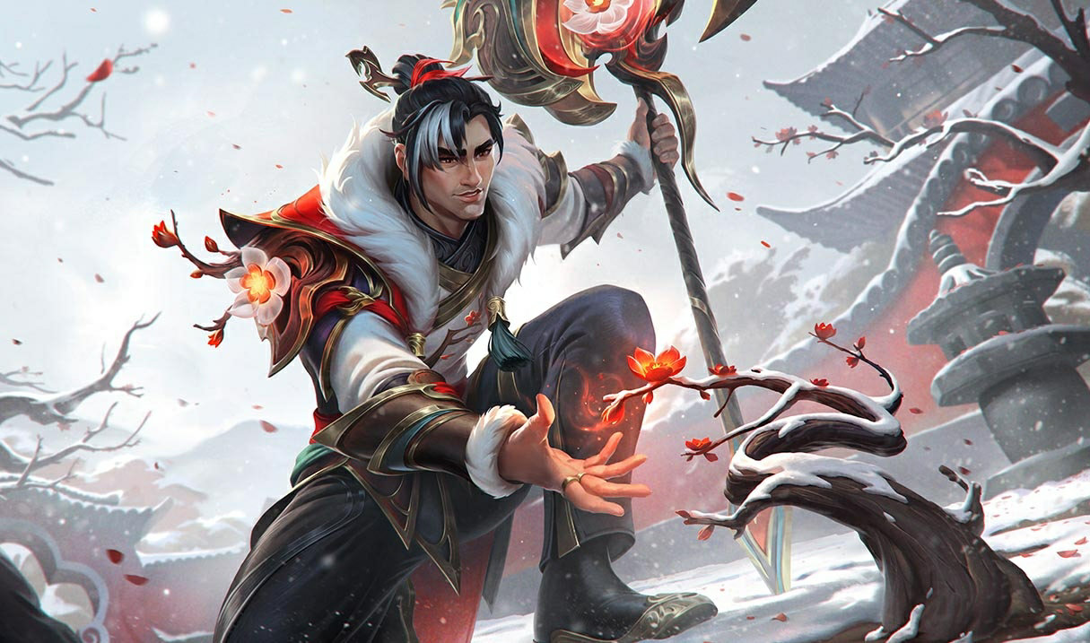 Petals of Spring Jayce splash art