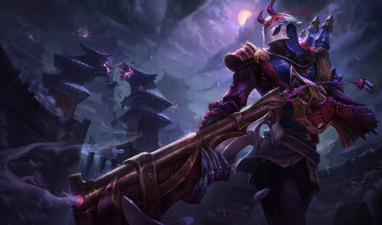 Blood Moon Jhin splash art