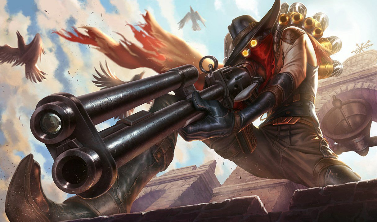 High Noon Jhin splash art