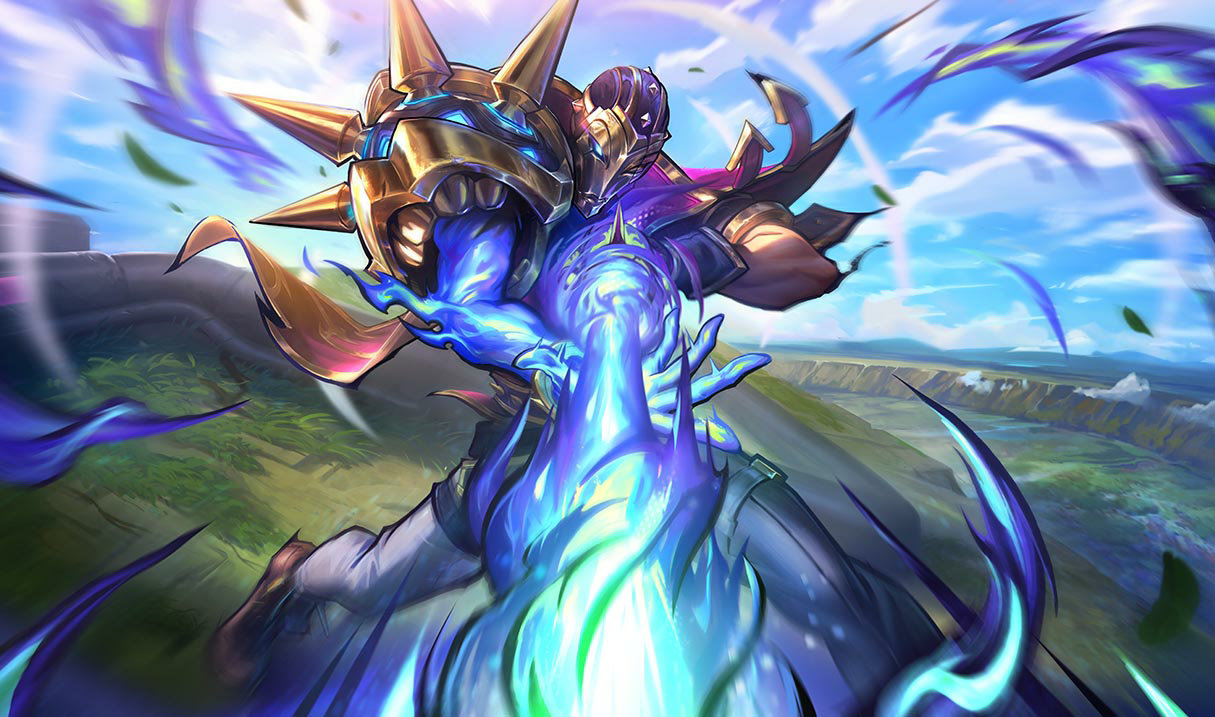 Soul Fighter Jhin splash art