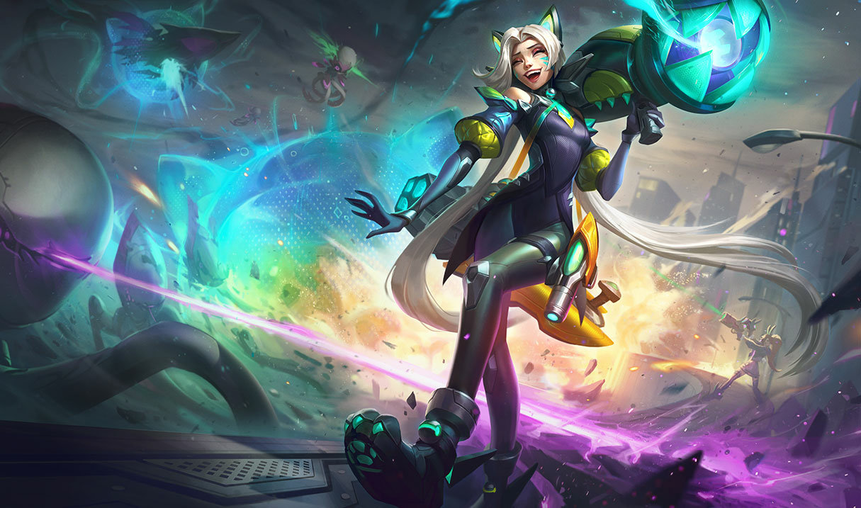 Battle Cat Jinx splash art