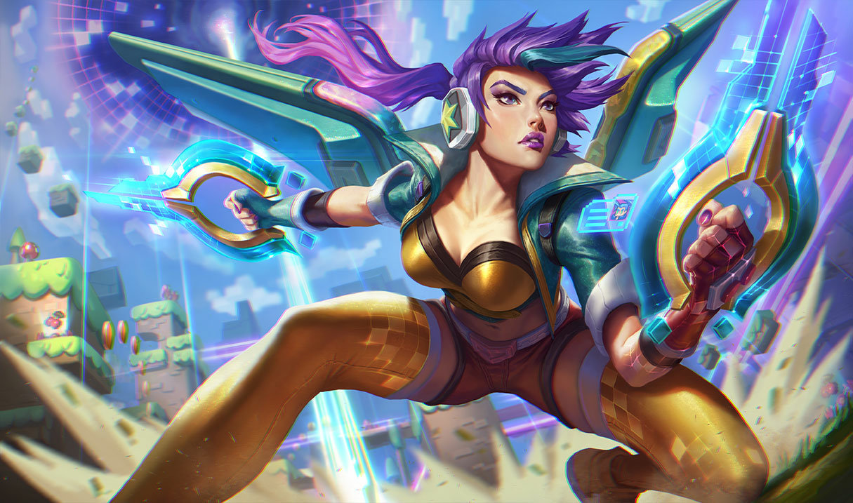 Arcade Kai’Sa splash art