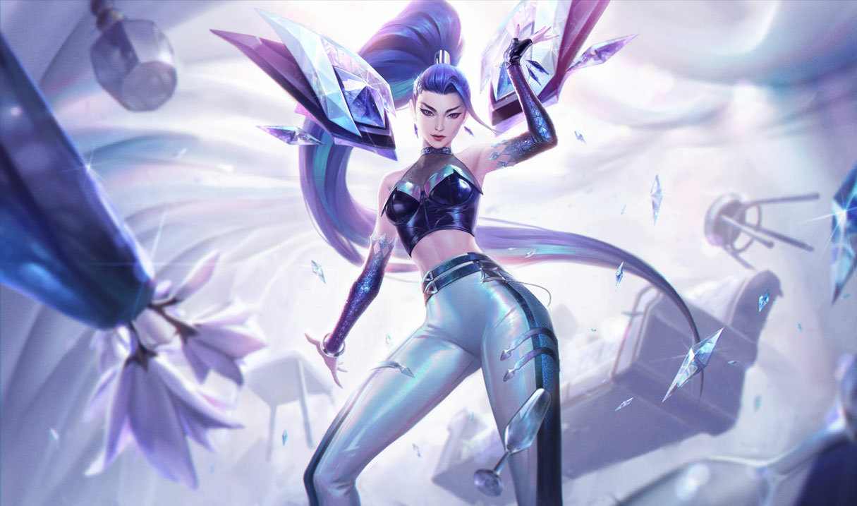 K/DA ALL OUT Kai’Sa splash art