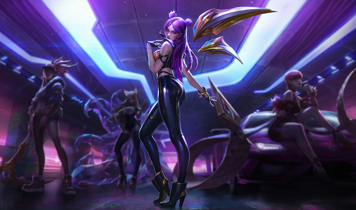 K/DA Kai’Sa splash art