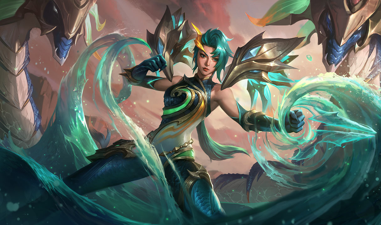 Lagoon Dragon Kai’Sa splash art