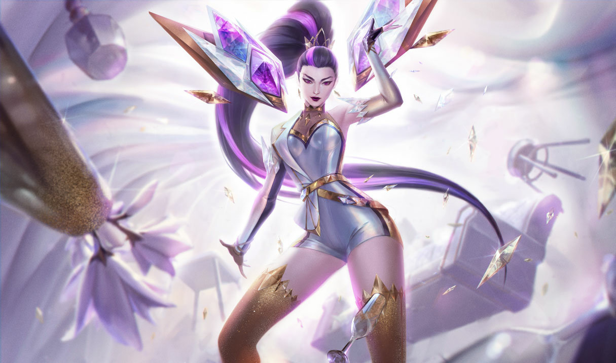 Prestige K/DA ALL OUT Kai’Sa splash art