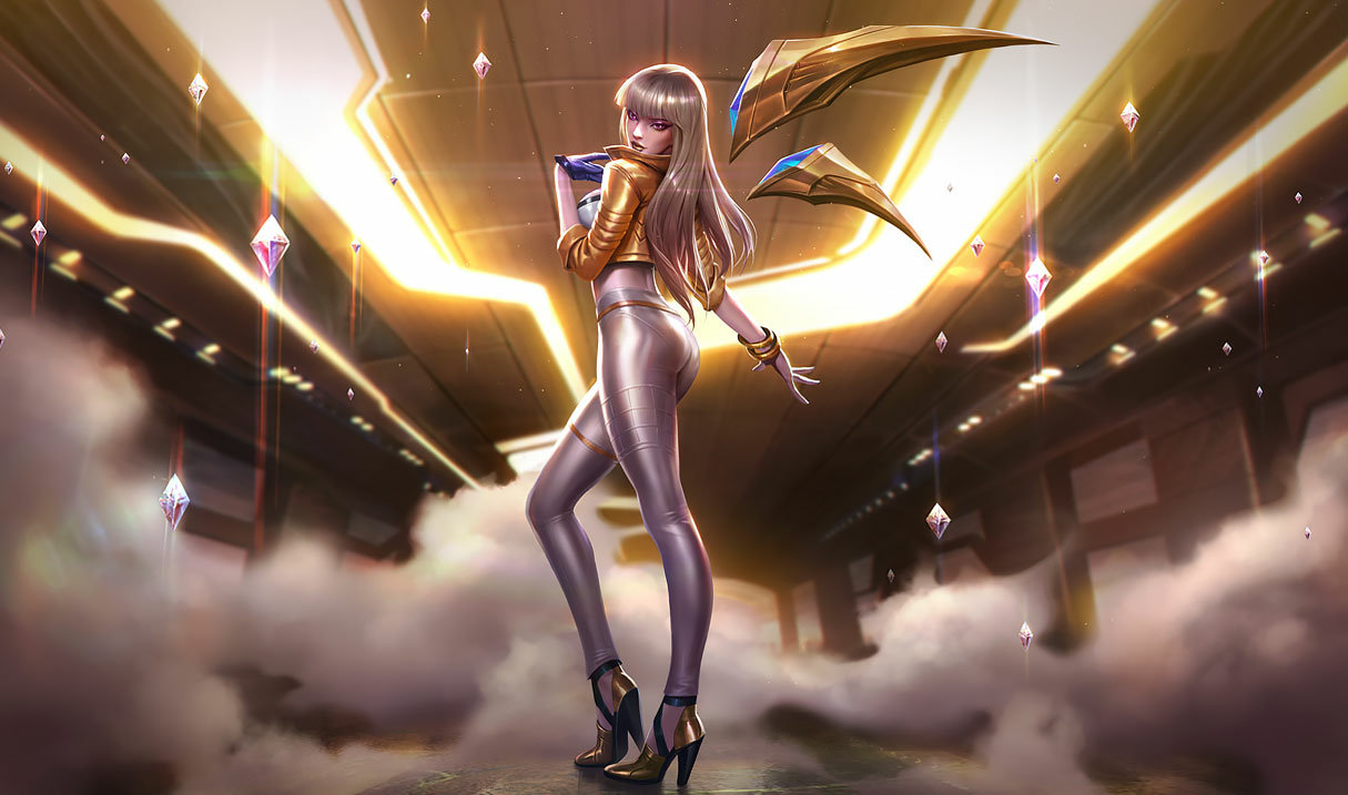 Prestige K/DA Kai’Sa (2022) splash art