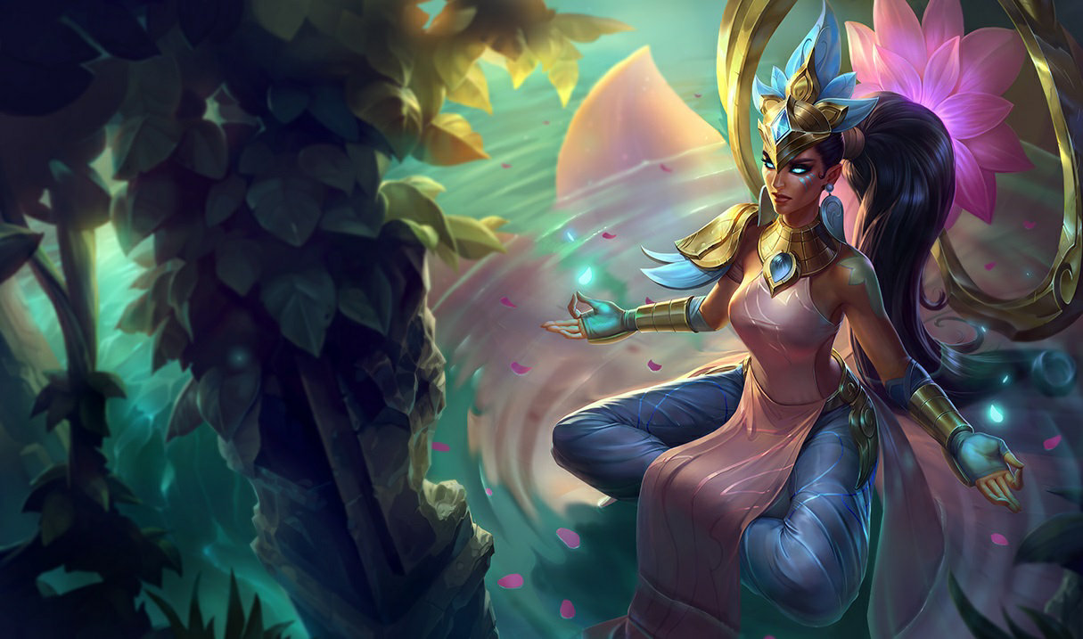 Order of the Lotus Karma splash art