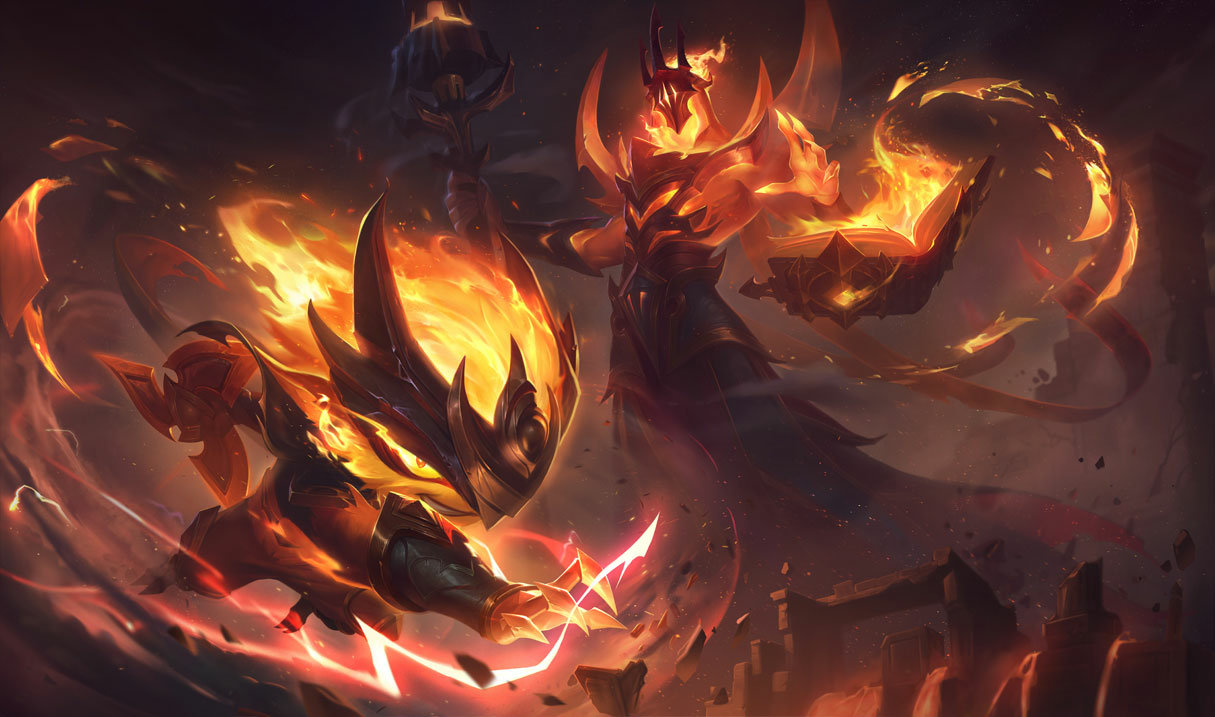 Infernal Karthus splash art