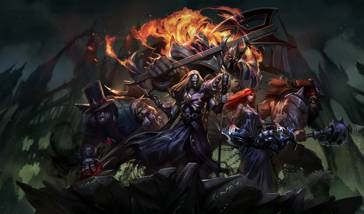Pentakill Karthus splash art