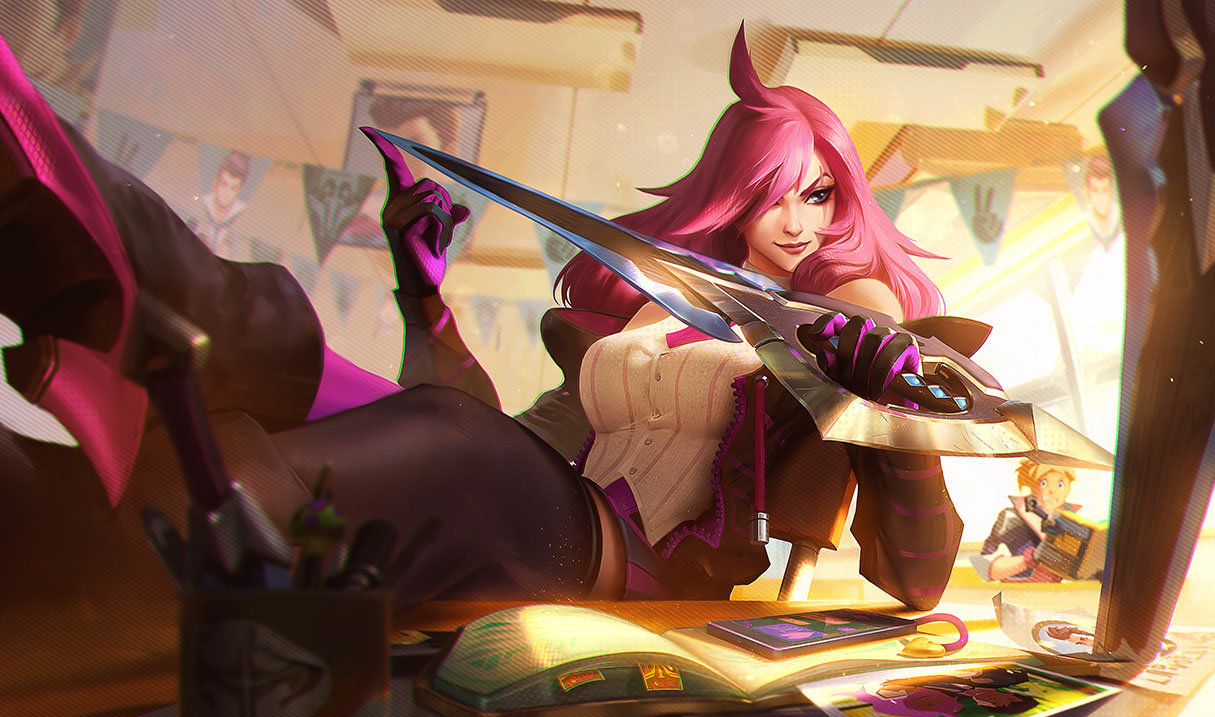 Battle Academia Katarina splash art