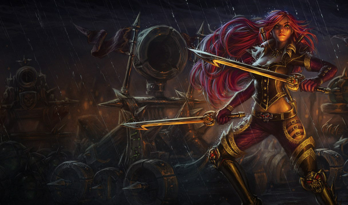 High Command Katarina splash art