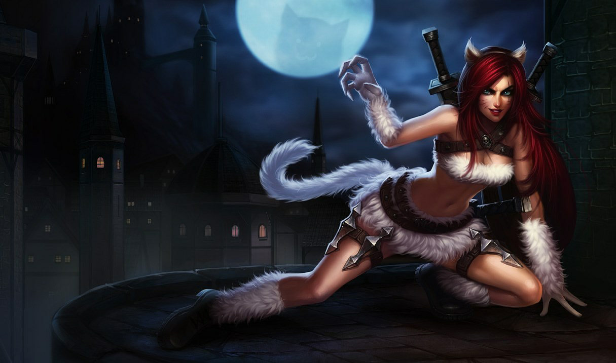 Kitty Cat Katarina splash art