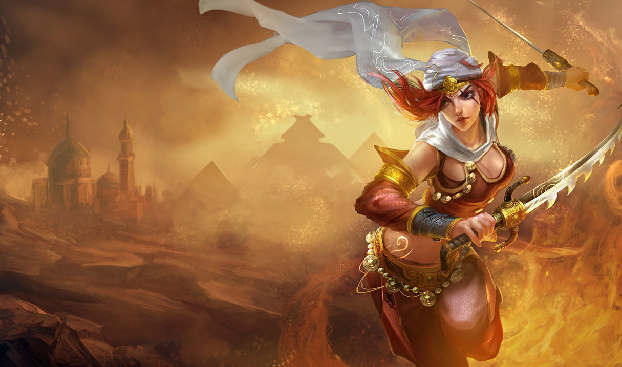 Sandstorm Katarina splash art