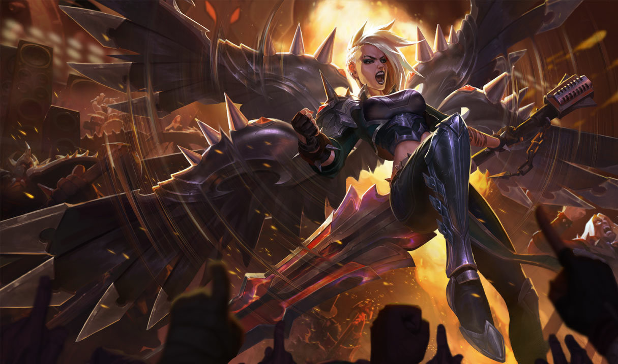 Pentakill Kayle splash art