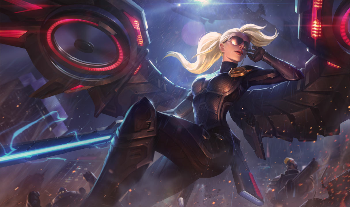 Riot Kayle splash art