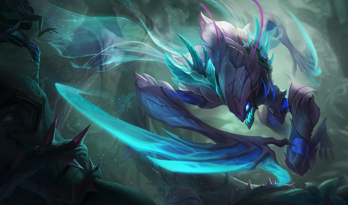 Death Blossom Kha’Zix splash art