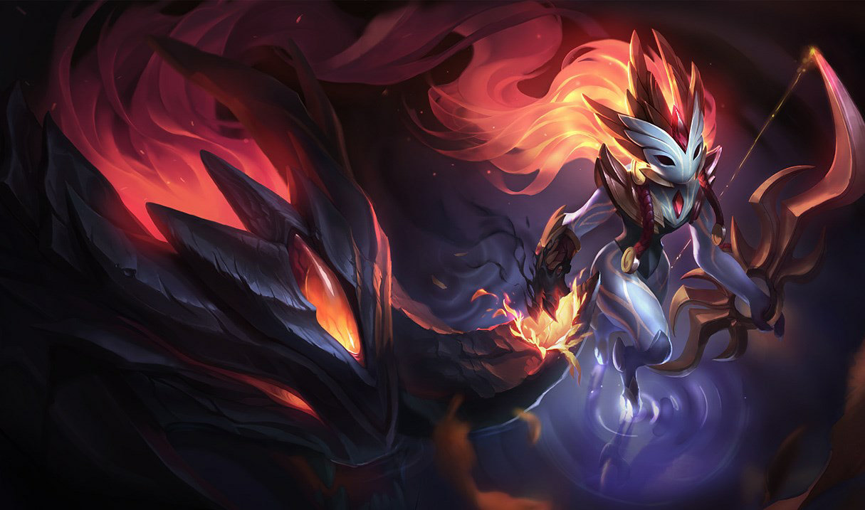 Shadowfire Kindred splash art