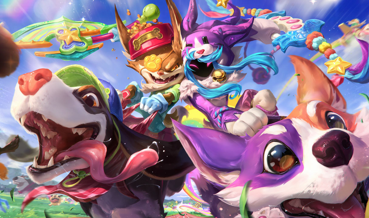 Woof and Lamb Kindred splash art
