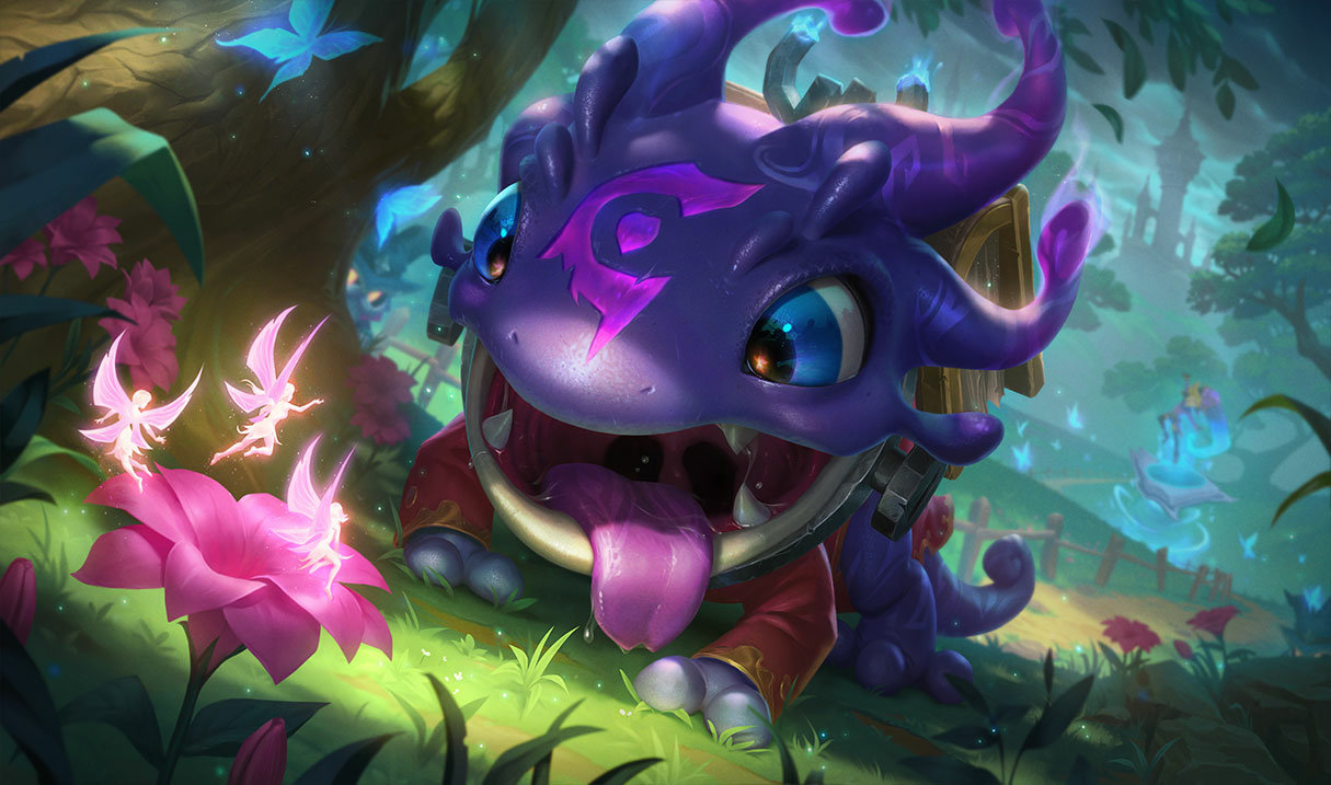 Arcanist Kog’Maw splash art