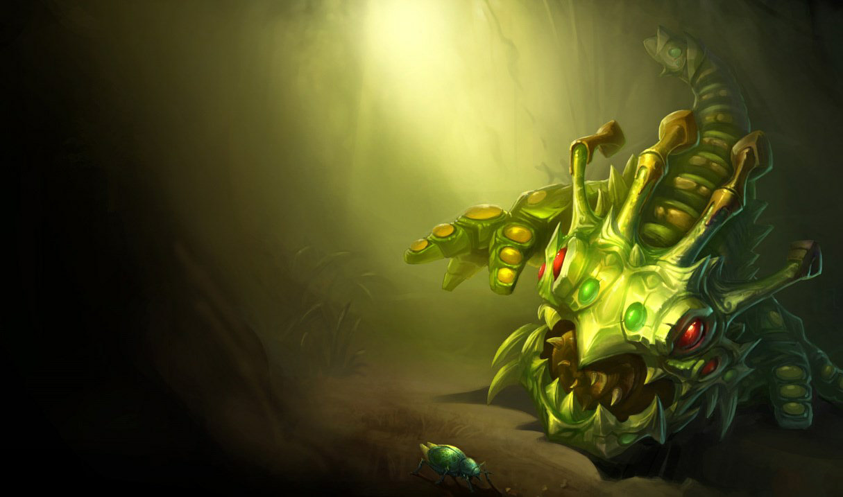 Caterpillar Kog’Maw splash art