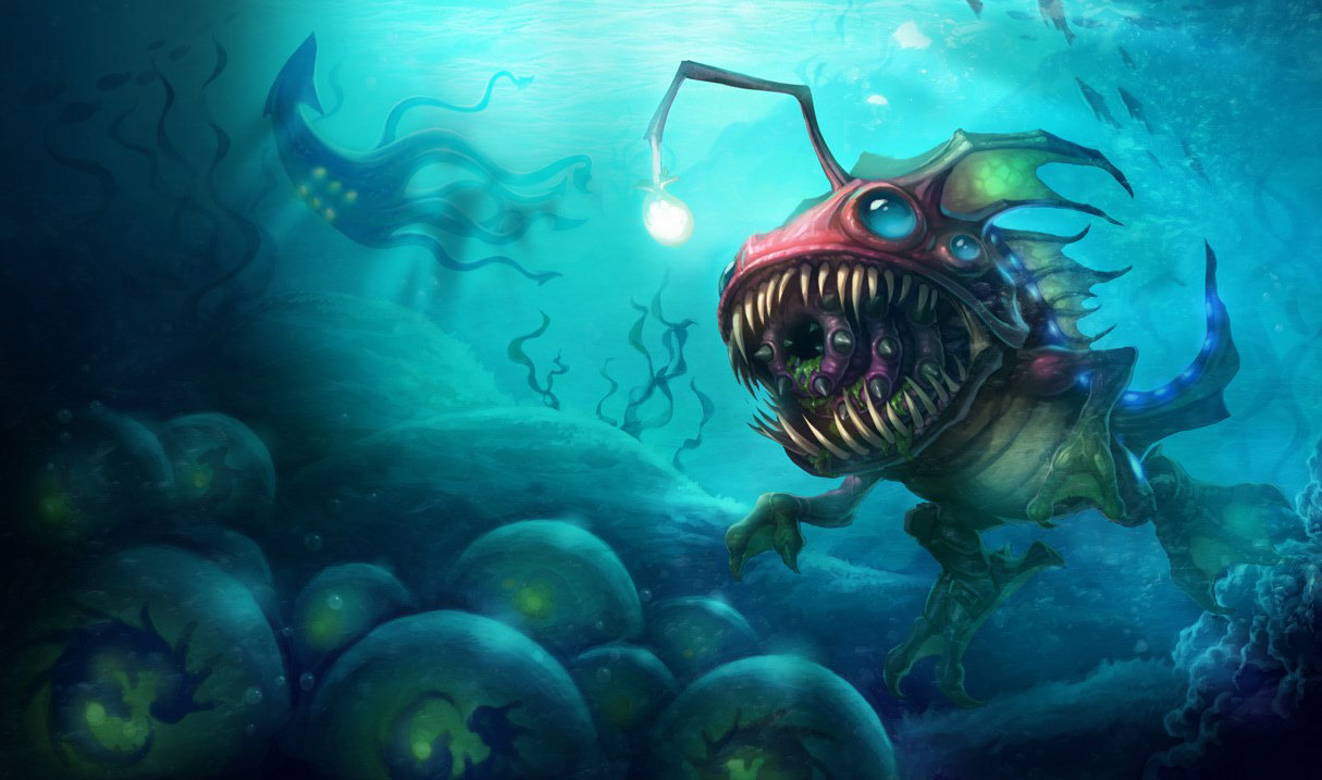 Deep Sea Kog’Maw splash art