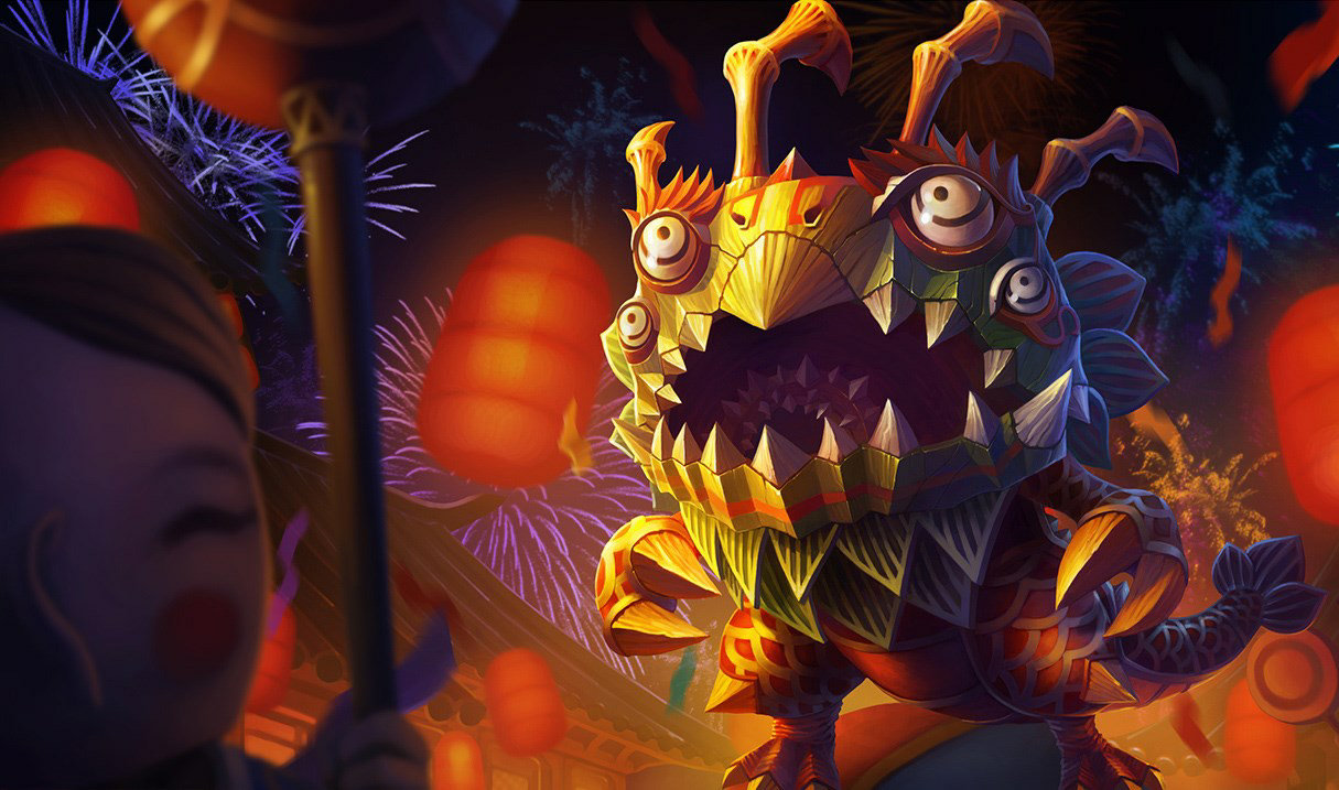 Lion Dance Kog’Maw splash art
