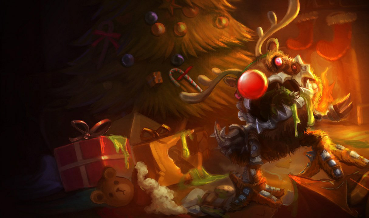 Reindeer Kog’Maw splash art