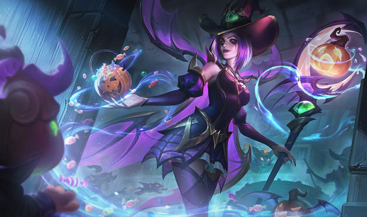 Bewitching LeBlanc splash art