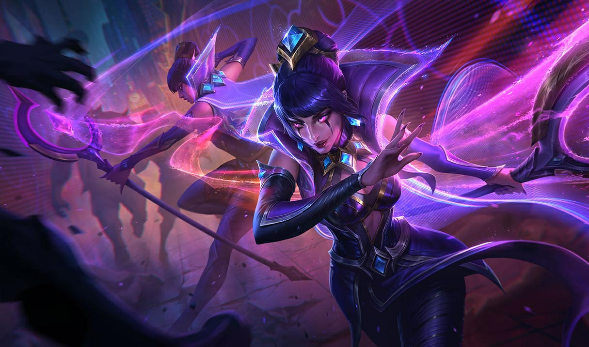 Worlds 2020 LeBlanc splash art