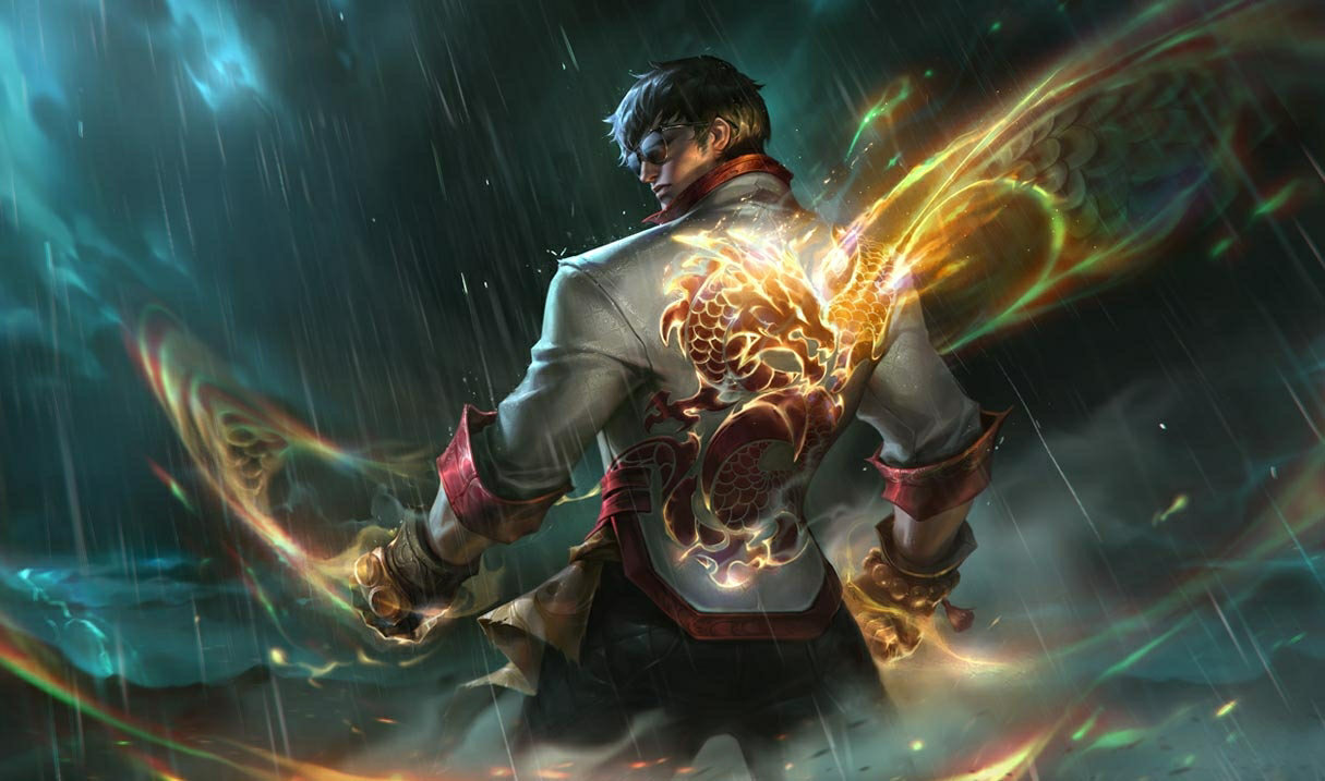 Dragon Fist Lee Sin splash art