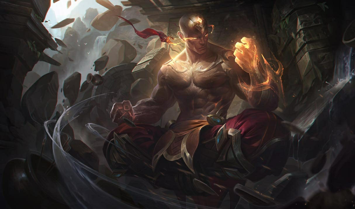 God Fist Lee Sin splash art