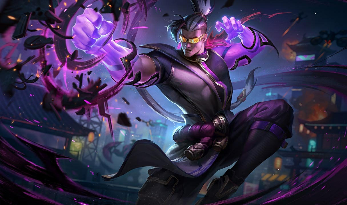 Inkshadow Lee Sin splash art