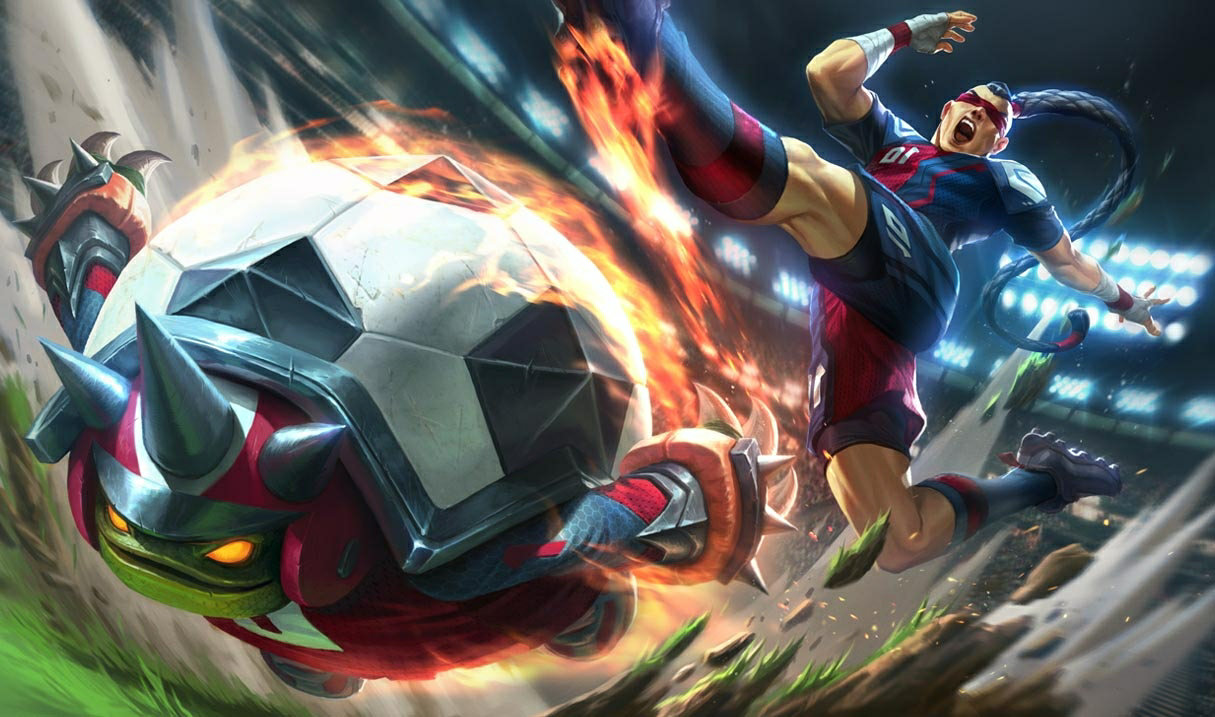Playmaker Lee Sin splash art