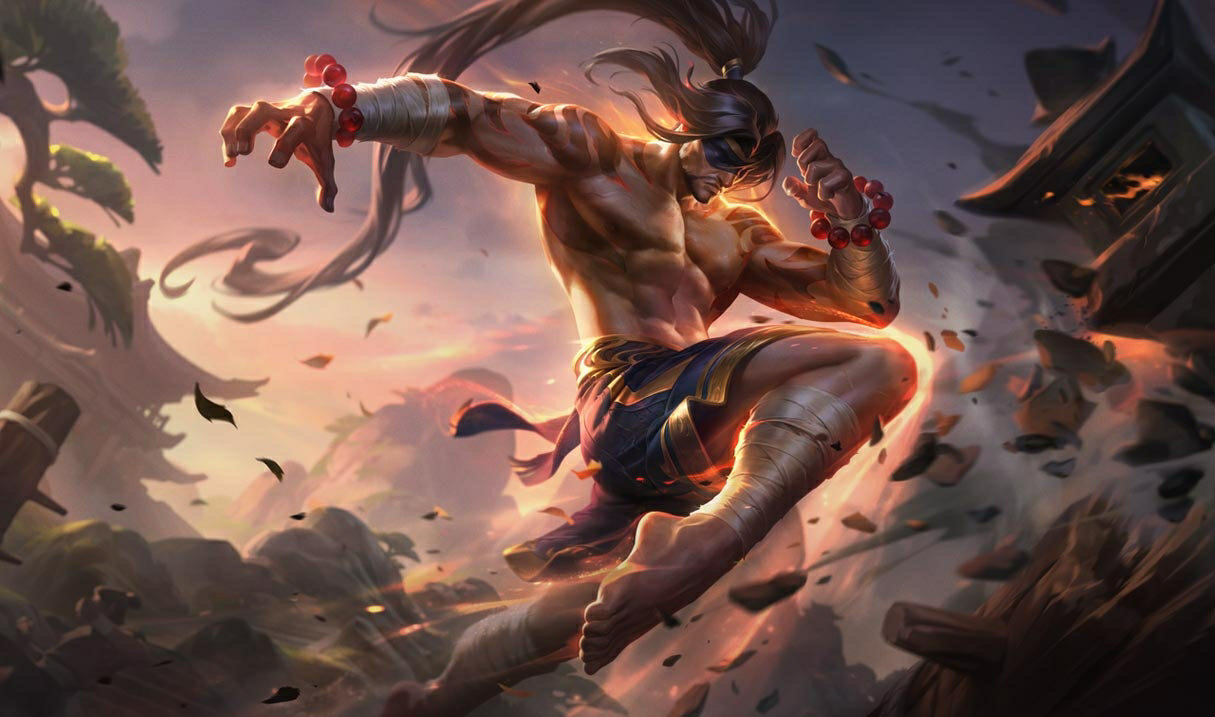 Traditional Lee Sin splash art