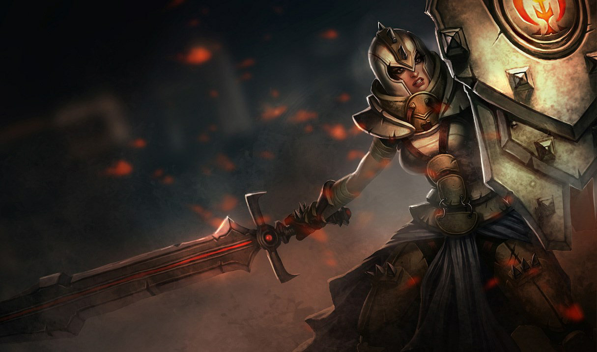 Defender Leona splash art