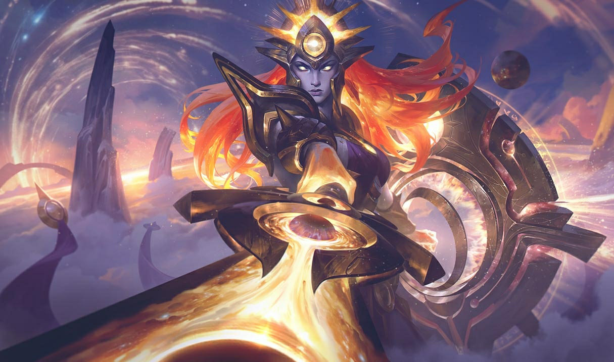 Eternal Aspect Leona splash art