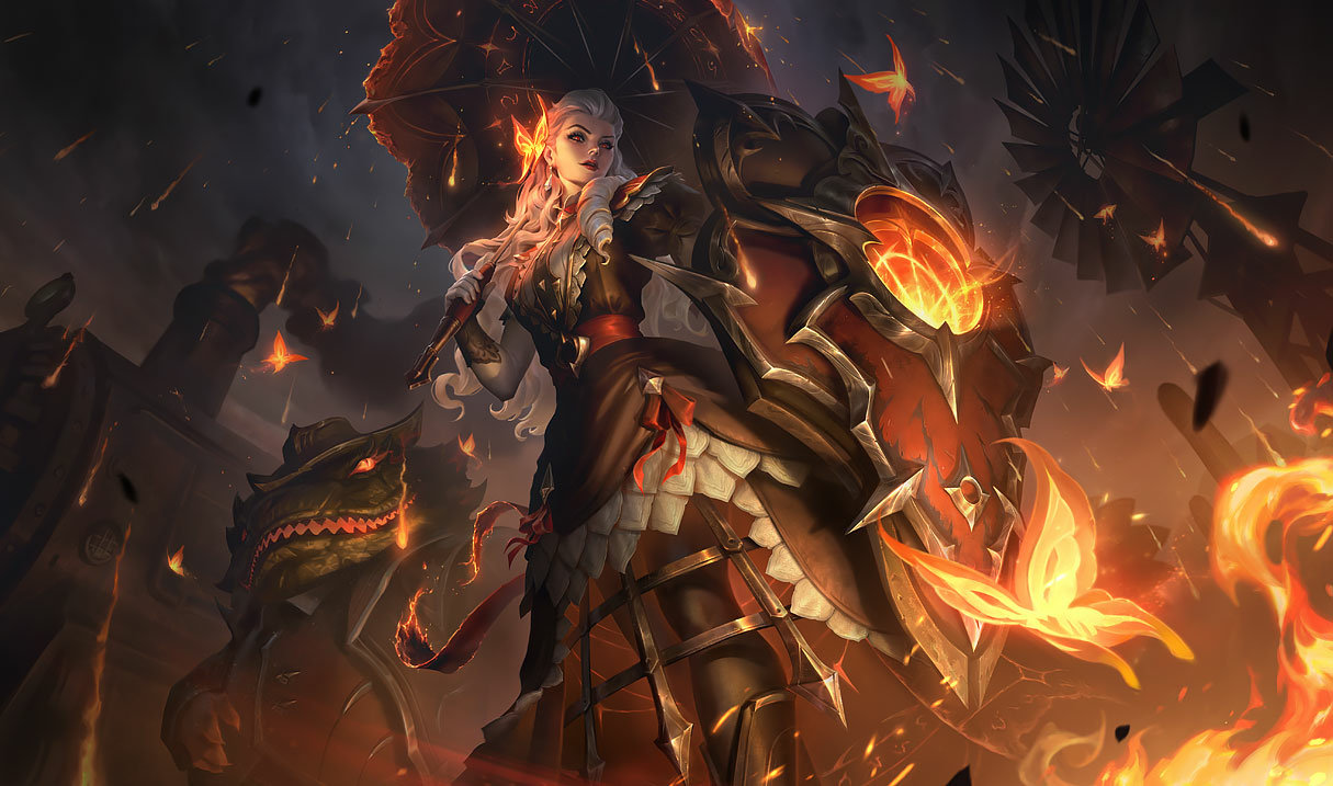 High Noon Leona splash art