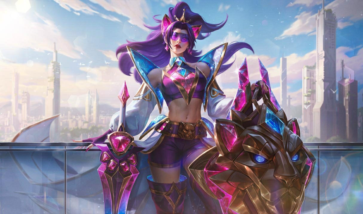 Prestige Battle Lion Leona splash art