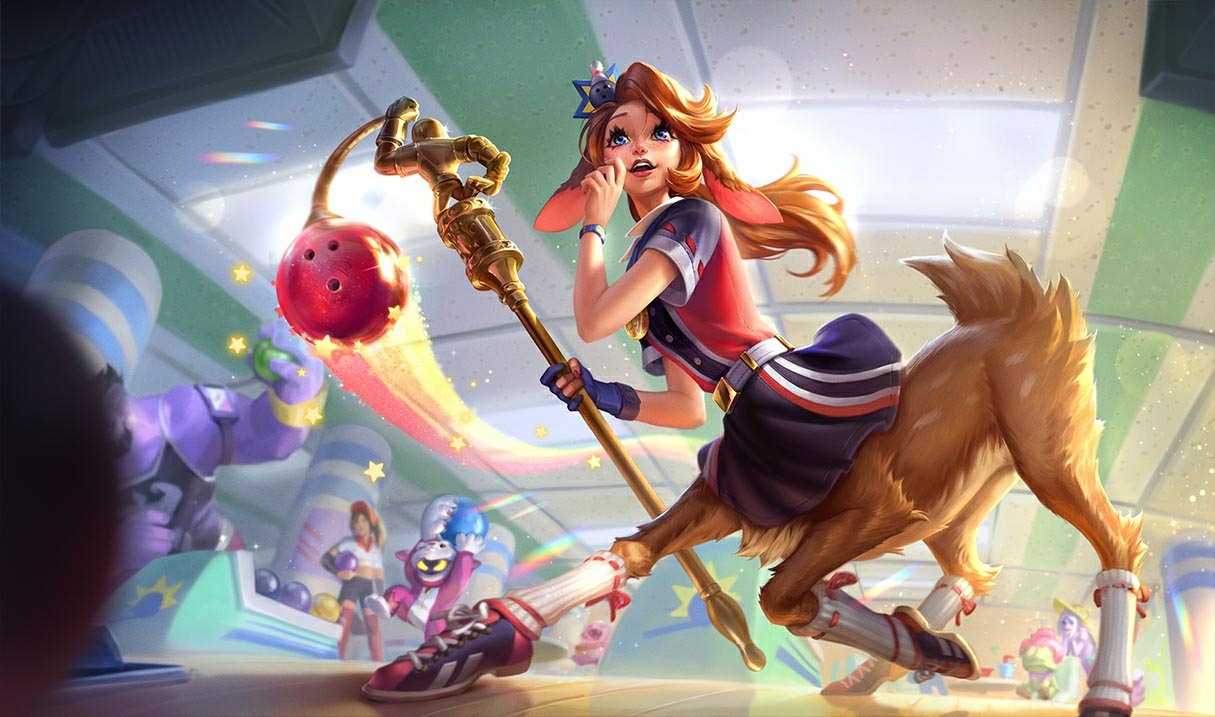 Bowling League Lillia splash art